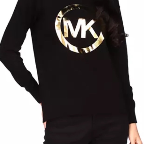 Beautiful Michael kors gold foiled sequence front sweatshirt - Picture 1 of 6